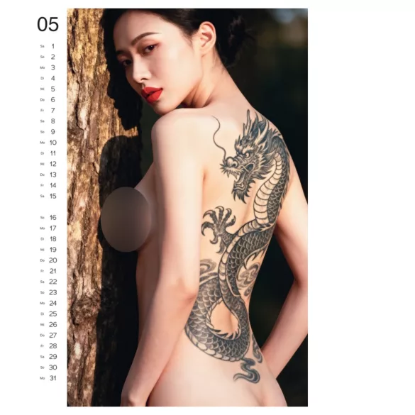 Tattoo Girls 2027 - erotic wall calendar (1 pc)