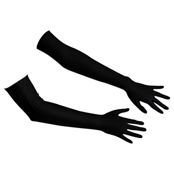 Cottelli - Satin Gloves - Black (S-L)