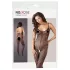 NO:XQSE - Open Net Bodysuit (Black) - XL/XXL
