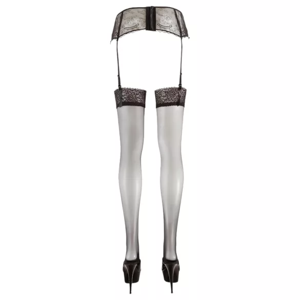 Cottelli - Lace Stockings (Black) - 5/XXL