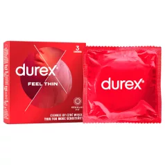 Durex Feel Thin - natural feeling condoms (3 pcs)