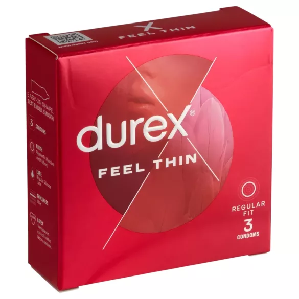 Durex Feel Thin - natural feeling condoms (3 pcs)