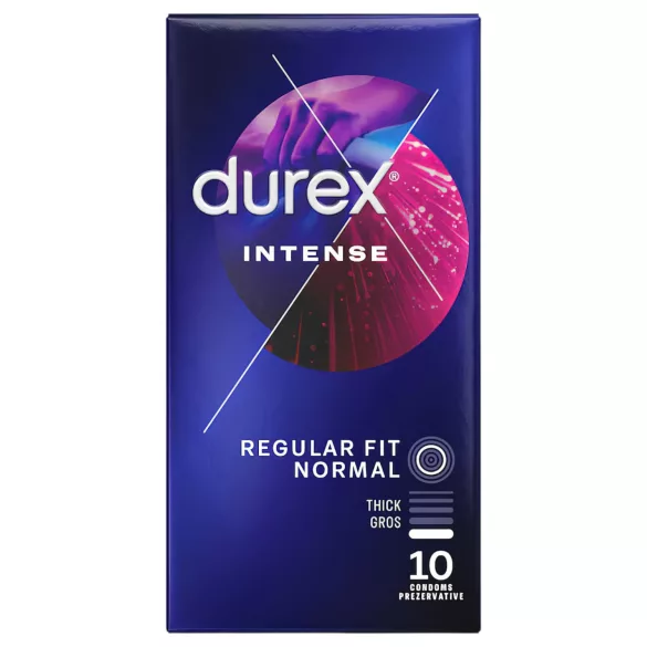 Durex Intense - Ribbed & Dotted Condoms (10 pack)