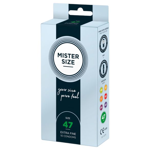 Mister Size Thin Condoms - 47mm (Pack of 10)