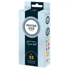 Mister Size Thin Condoms - 53mm (Pack of 10)