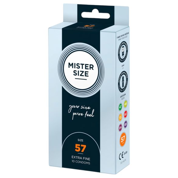 Mister Size Thin Condoms - 57mm (Pack of 10)