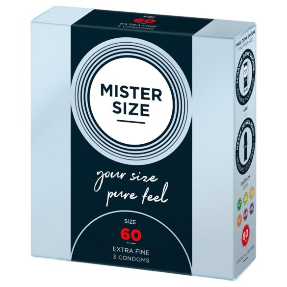 Mister Size Thin Condoms - 60mm (Pack of 3)