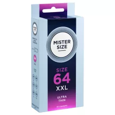 Mister Size Ultra-Thin Condoms - 64mm (Pack of 10)