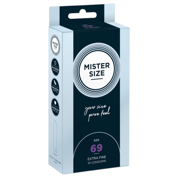 Mister Size Ultra Thin Condoms - 69mm (10-Pack)