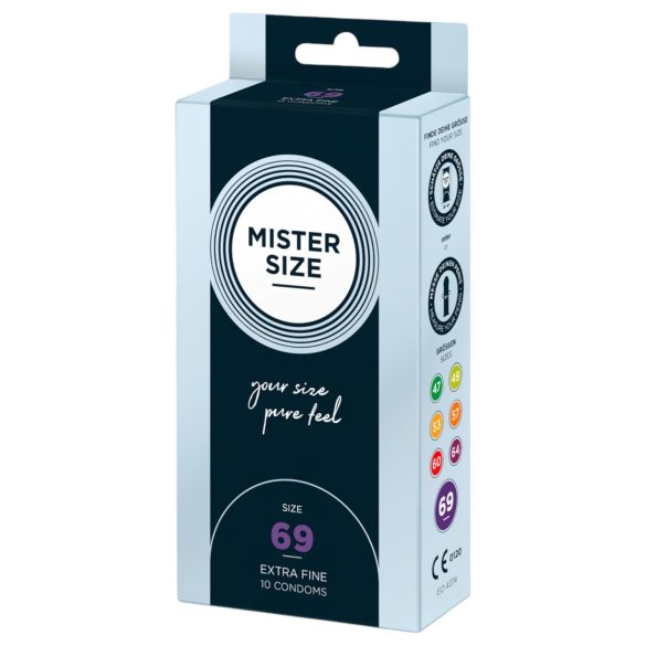 Mister Size Ultra Thin Condoms - 69mm (10-Pack)