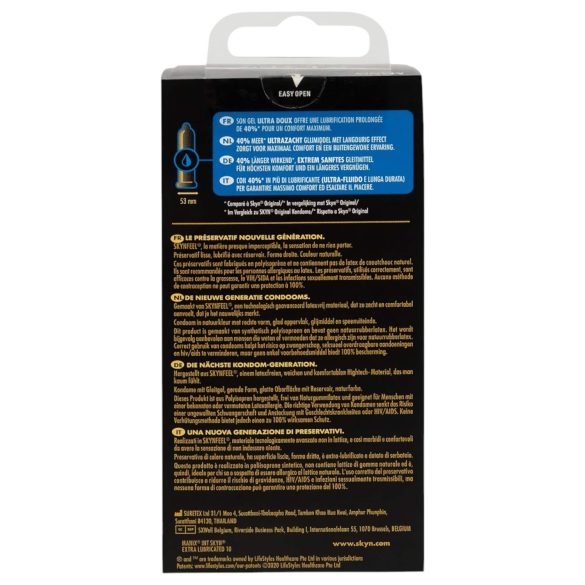 Manix Skyn - Ultra Thin, Latex-Free Condoms (10 Pack)