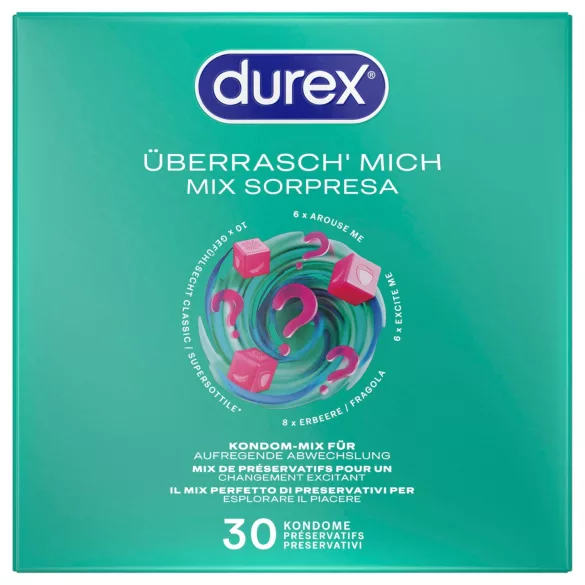 Durex Surprise Me - Condom Variety Pack (30 Count)