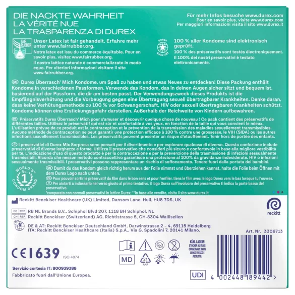 Durex Surprise Me - Condom Variety Pack (30 Count)