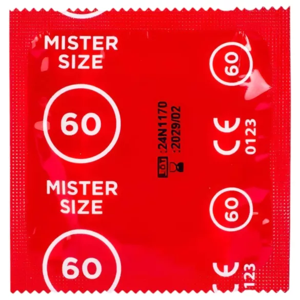 Mister Size Condom Test Pack with Size Guide - 3 Pieces
