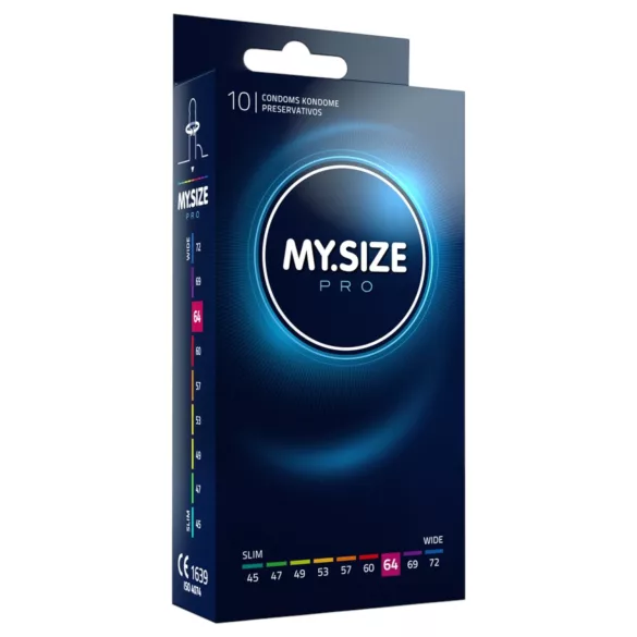 My.Size Pro - custom-fit condoms 64 mm (10 pcs)