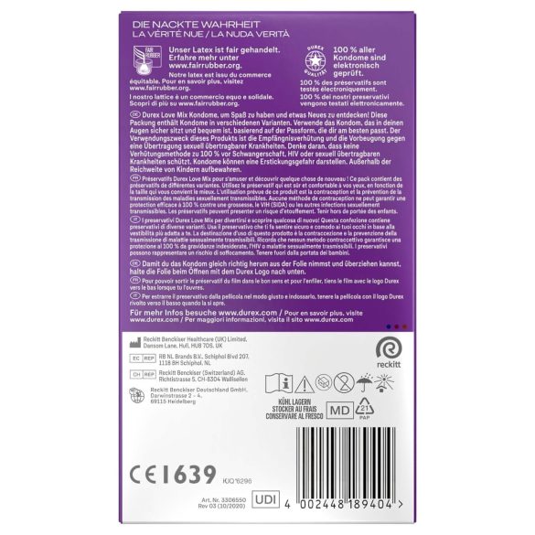 Durex Love Mix - Condom Pack (18 pcs)