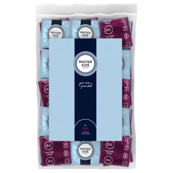 Mister Size Ultra-Thin Condoms - 64mm (Pack of 100)