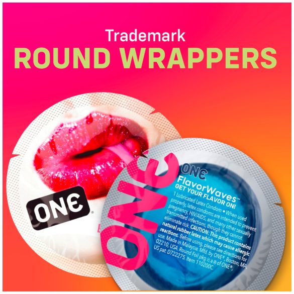 ONE Flavor Waves - Assorted Flavored Condoms (12 Pack)