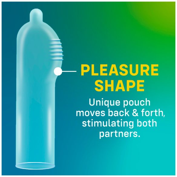 ONE Pleasure Plus - Ribbed Condoms (12 Pack)
