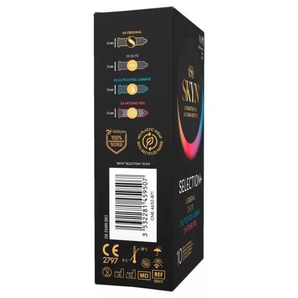 SKYN Selection+ - latex‑free condom assortment (10 pcs)