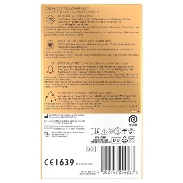 Durex Intimate - Latex-Free Condoms (16 Pack)