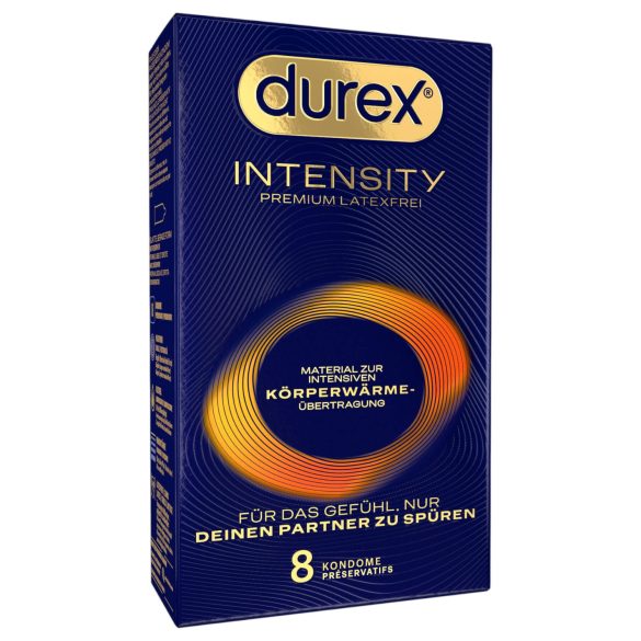 Durex Intensity - Ultra-Thin Latex-Free Condoms (8-pack)