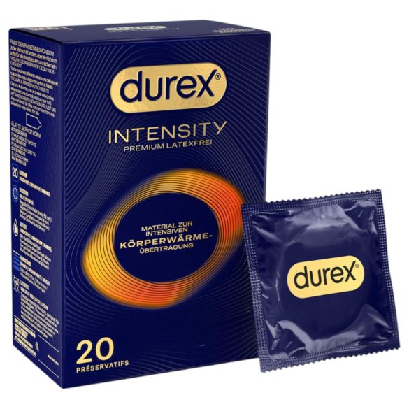 Durex Intensity - Ultra-Thin Latex-Free Condoms (20 Pack)