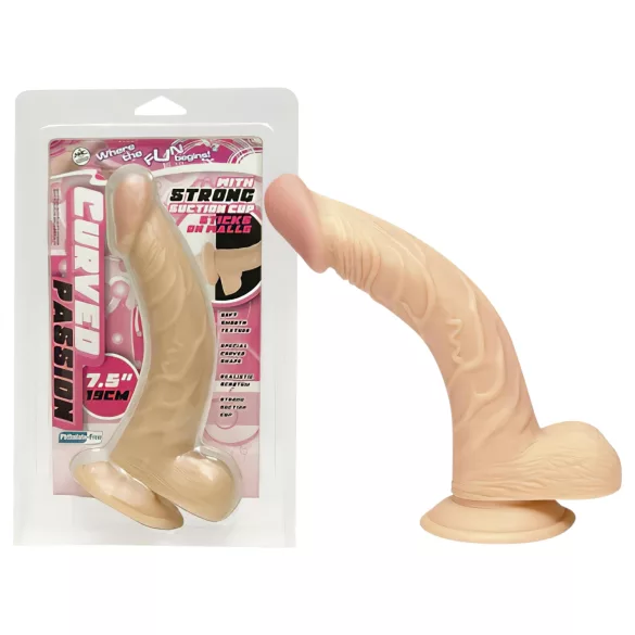NMC 7.5 - Curved Natural Dildo (7.5")