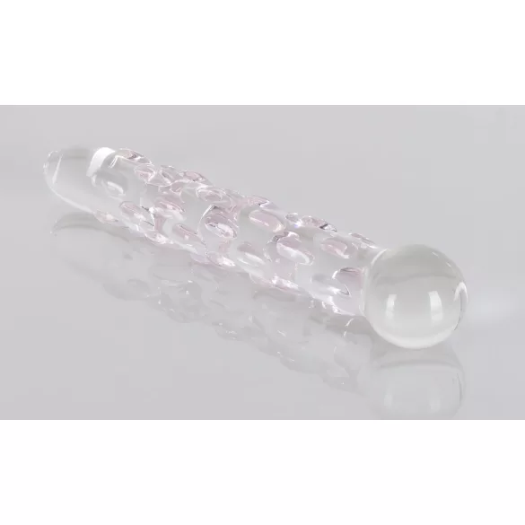 Icicles No. 7 - Beaded Glass Dildo