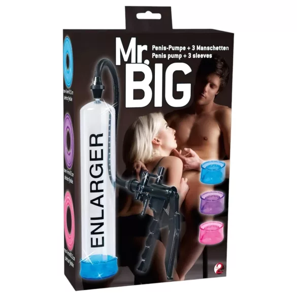 You2Toys - Mr. Big - penis pump set (transparent)