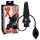 LATEX - Inflatable Large Anal Plug (Black)