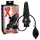 Late X inflatable large anal plug (black)