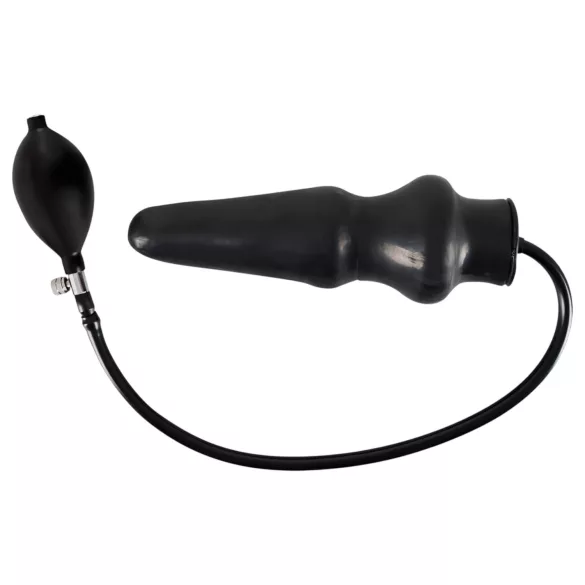 Late X inflatable large anal plug (black)
