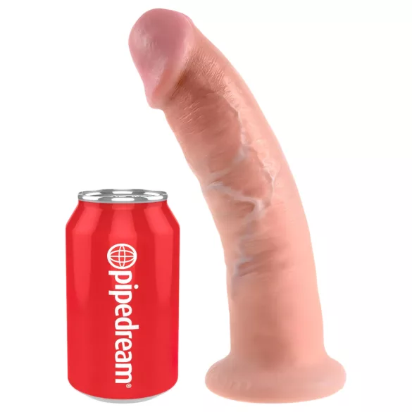 King Cock 9" Suction Cup Realistic Dildo (9") - Natural
