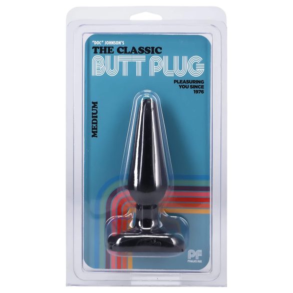 Doc Johnson Anal Plug - Classic, Medium (Black)