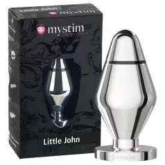 mystim Little John - small electro anal plug (silver)