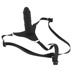 You2Toys - Silicone Strap-On - Wearable Dildo (Black)