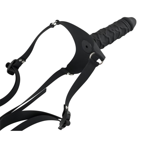 You2Toys - Silicone Strap-On - Wearable Dildo (Black)