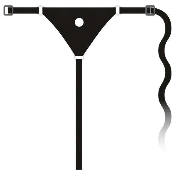 You2Toys - Silicone Strap-On - Wearable Dildo (Black)