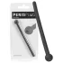 Hollow Silicone Urethral Dilator for Water Sports Play - Black