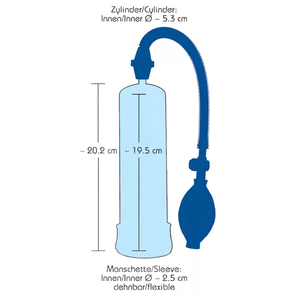 You2Toys - Bang Bang Penis Pump (Blue)