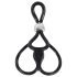 You2Toys - Triple Adjustable Penis & Testicle Ring (Black)
