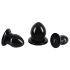 You2Toys - Expanding Anal Plug Set - 3 Pieces (Black)