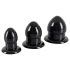 You2Toys - Expanding Anal Plug Set - 3 Pieces (Black)