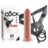 King Cock Strap-on 8" - Natural Dildo Attachment