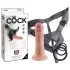 King Cock Strap-on 6" - Natural Dildo