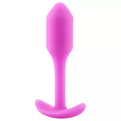   b-vibe Snug Plug 1 - anal plug with internal weight (55g) - pink
