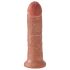 King Cock 8 Dildo (8") - Dark Natural