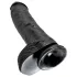 King Cock 10" Realistic Dildo (25 cm) - Black