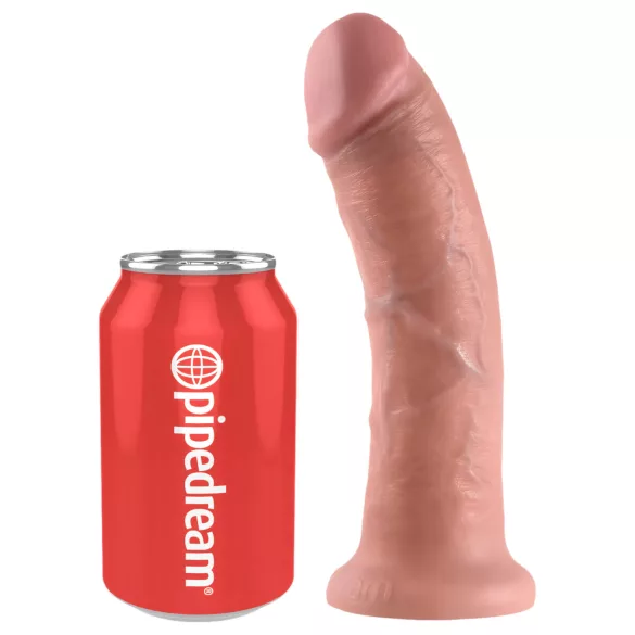 King Cock 8-Inch Dildo (20 cm) - Natural